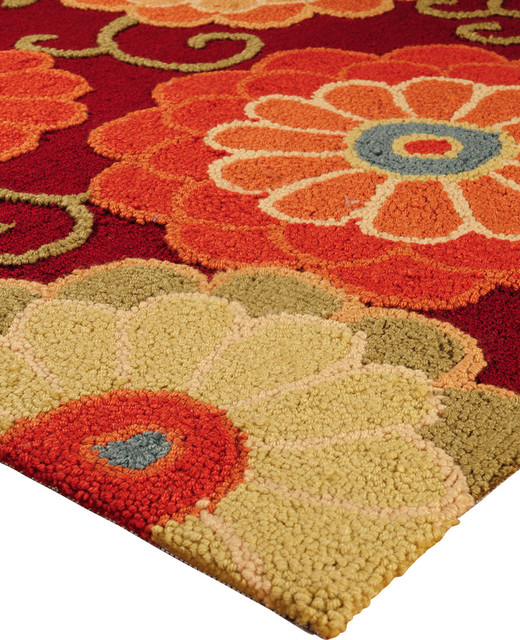 Durable Area Rugs Roselawnlutheran Romance 4u0027 X 6u0027 Contemporary Rug Hand Looped Soft U0026