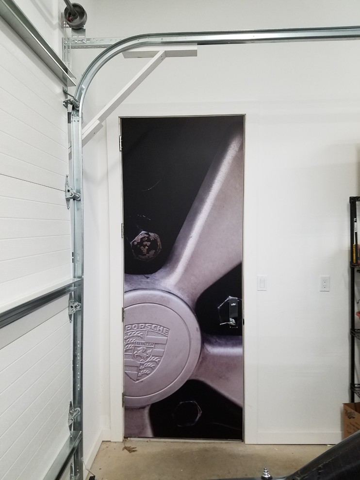 Mural Installs: Porsche Collector's Garage