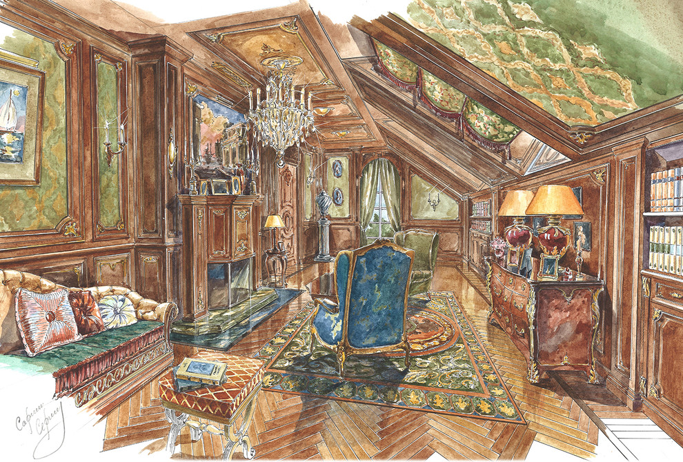 a privat house in french classic style