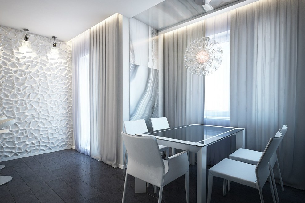 Кухня совмещенная со столовой