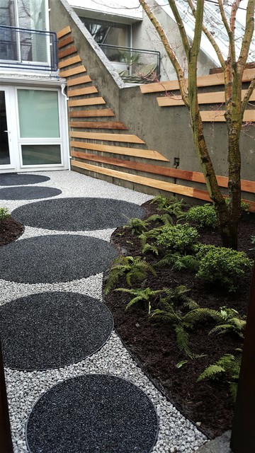 Example of a trendy home design design in Vancouver