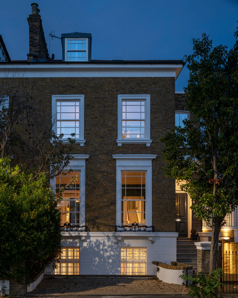 Inspiration for a victorian house exterior in London.