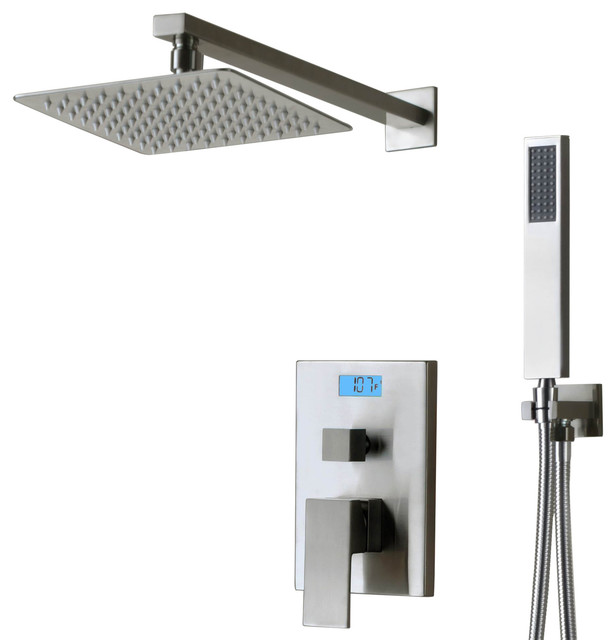 Digital Temperature Display Pressure Balanced Shower System Digital Temperature Display Pressure Balanced Shower System
