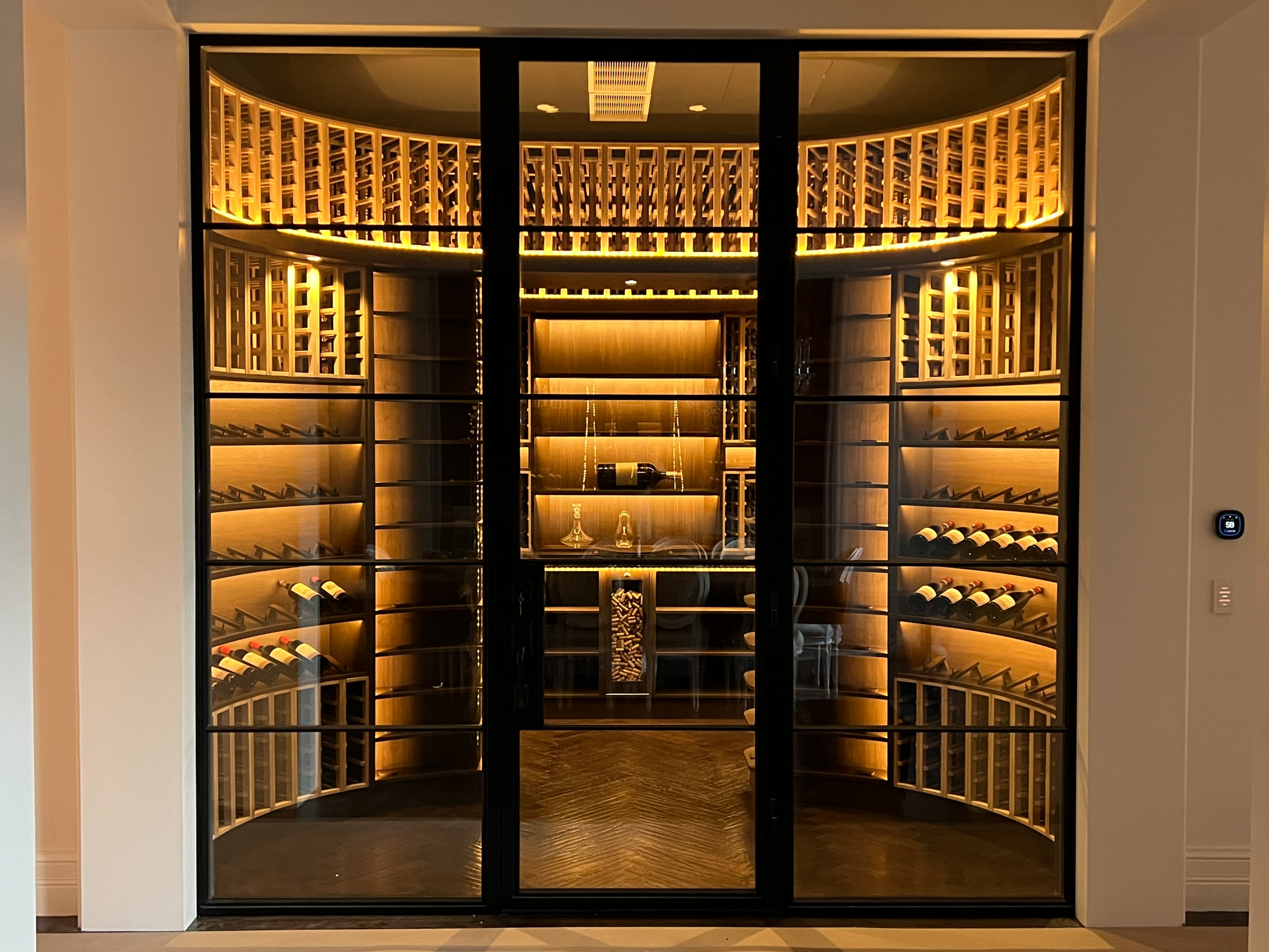 Custom Wine Holder with Glass Rods