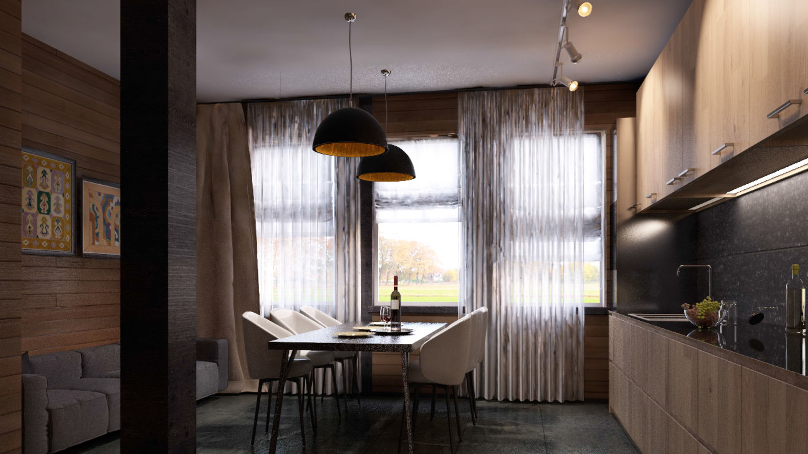 Деревянный дом в Непряхино