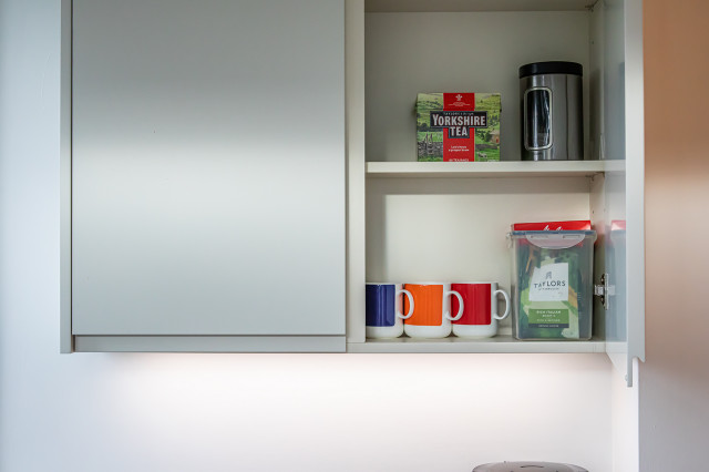 Compact Kitchen with Colour contemporary-kitchen