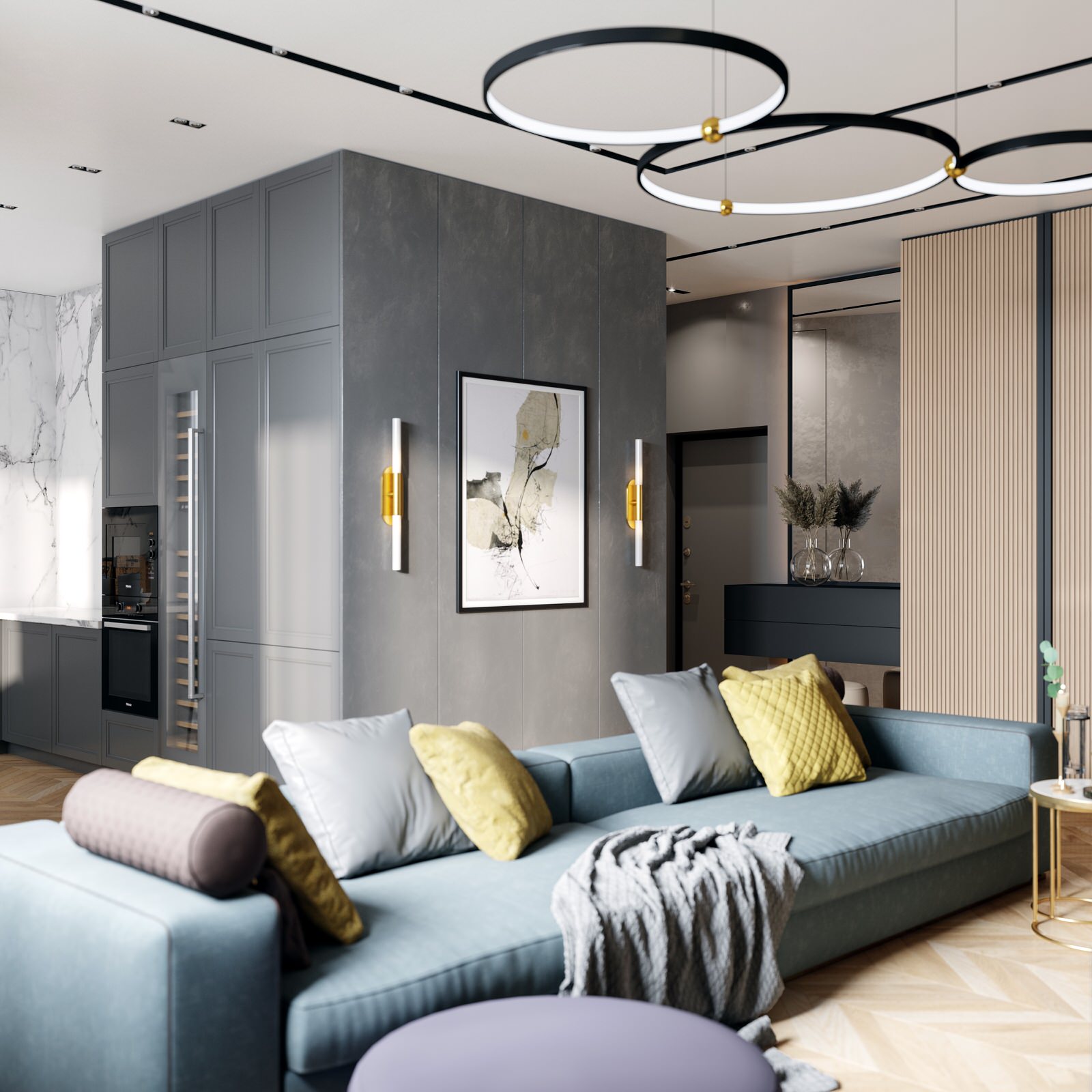 Кухня-гостиная