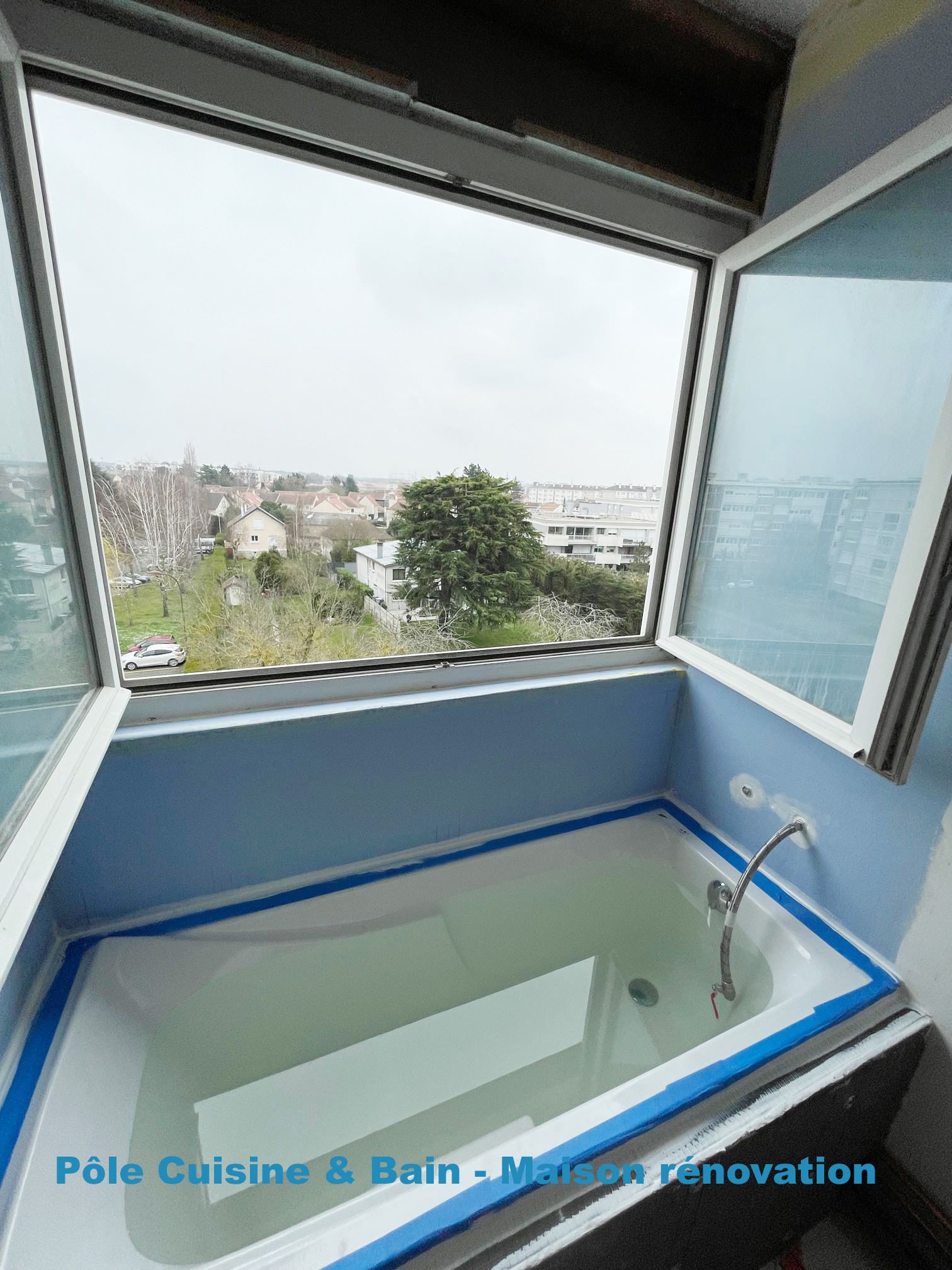 SALLE DE BAIN FAMILIALE: rénovation partielle de cette pièce des années 80