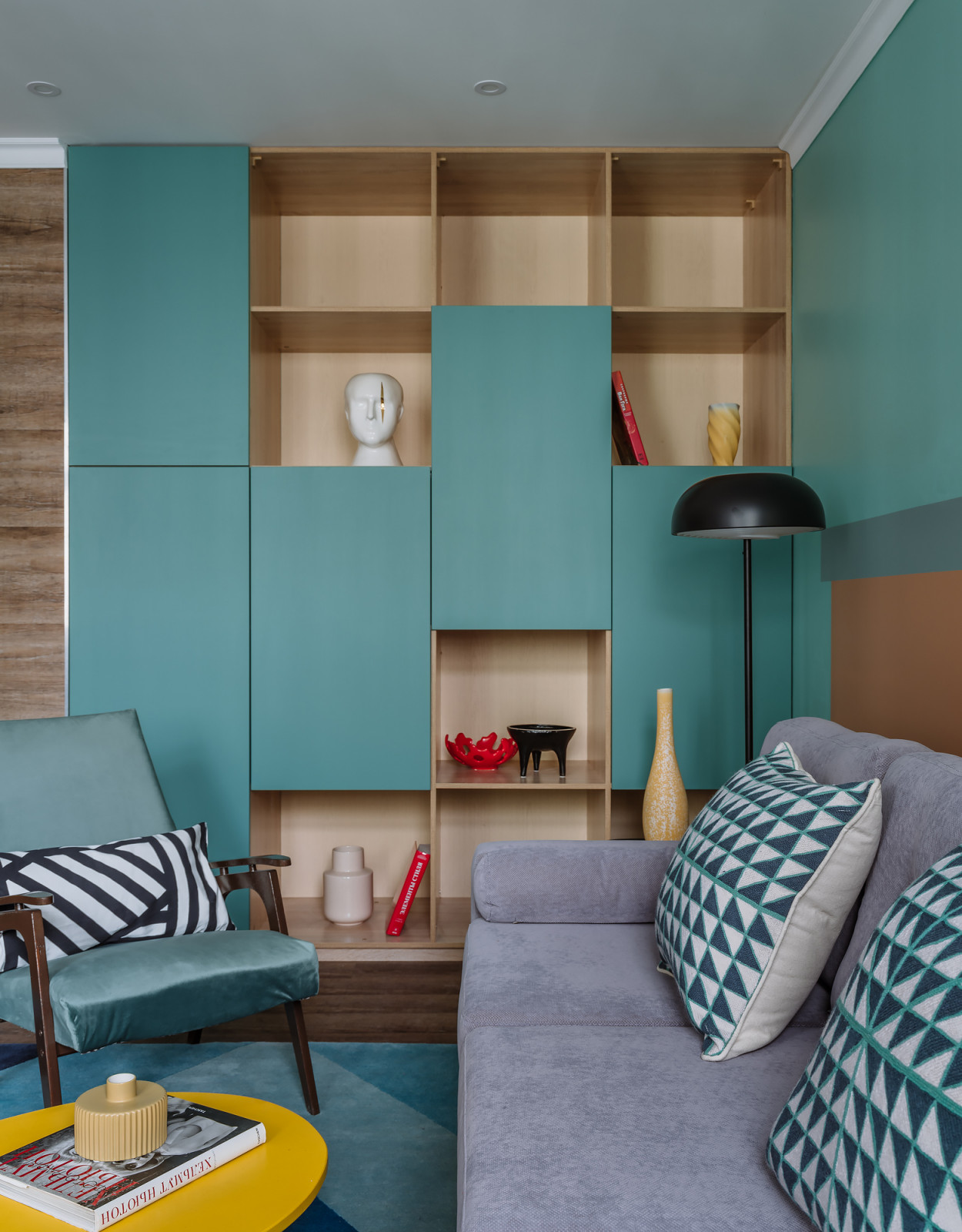 "Немного яркости в скандинавском интерьере"