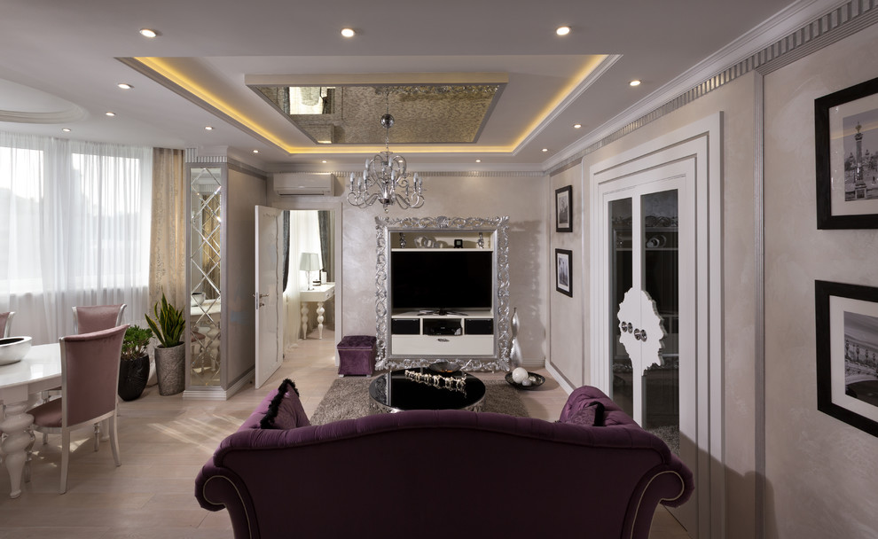 Светлые тона и зеркальные поверхности от Виктории Витковской