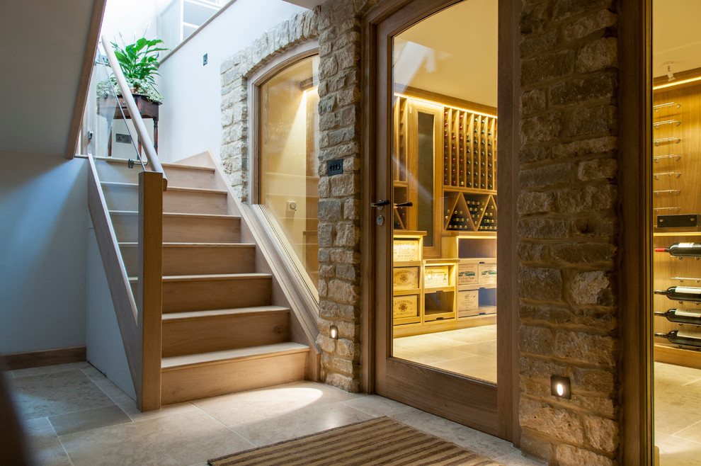 Photo of a contemporary staircase in Gloucestershire.