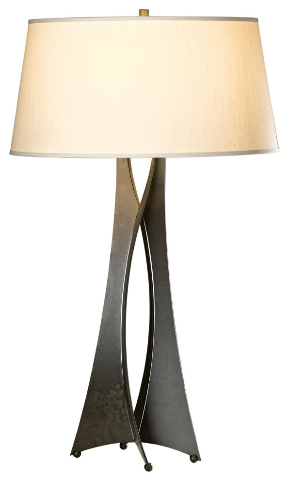 Hubbardton Forge 273077-1119 Moreau Tall Table Lamp in Soft Gold