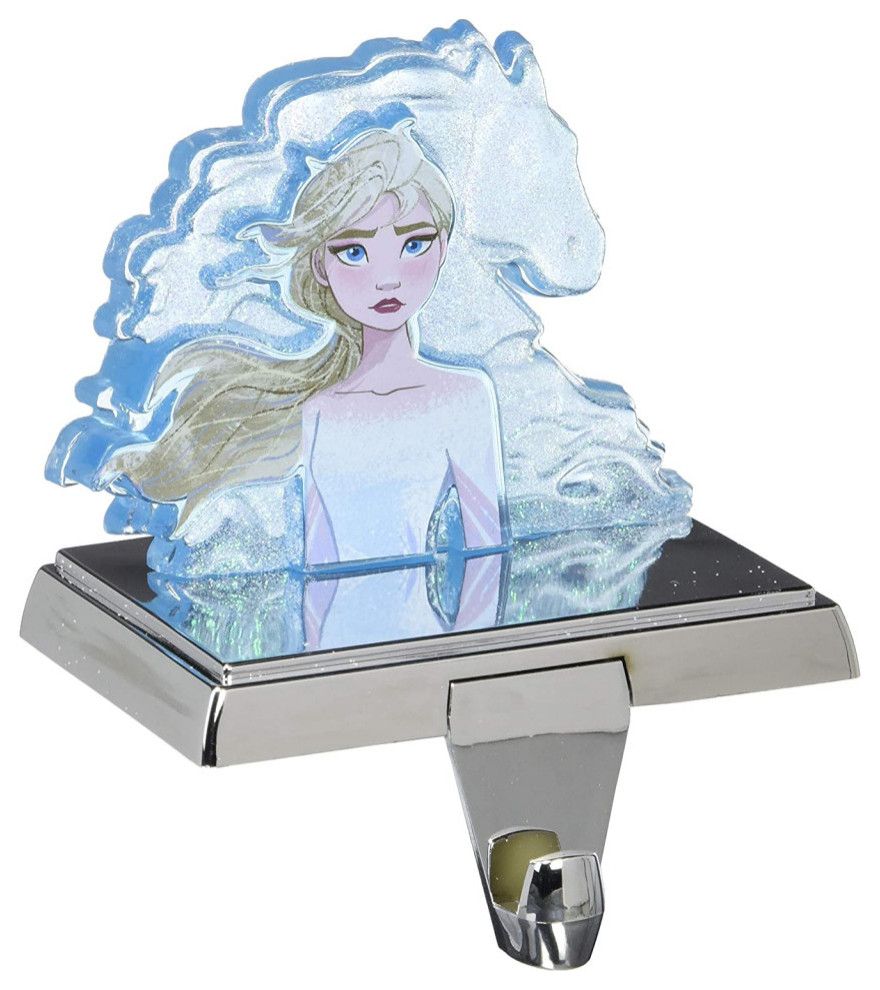Kurt Adler 6" Frozen 2 Stocking Holder, 6" Christmas Stockings And