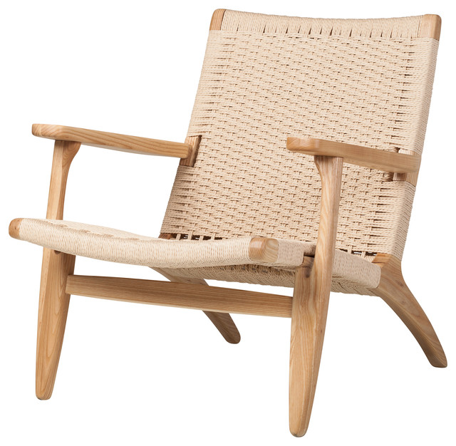 Papercord Easy Chair, Plain Oak