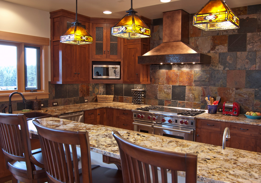 Traditional kitchen in Boise.