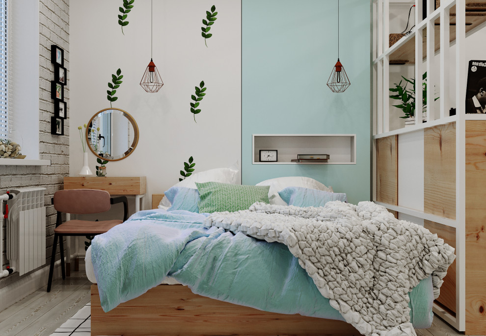 квартира для молодой семьи с ребёнком - спальня