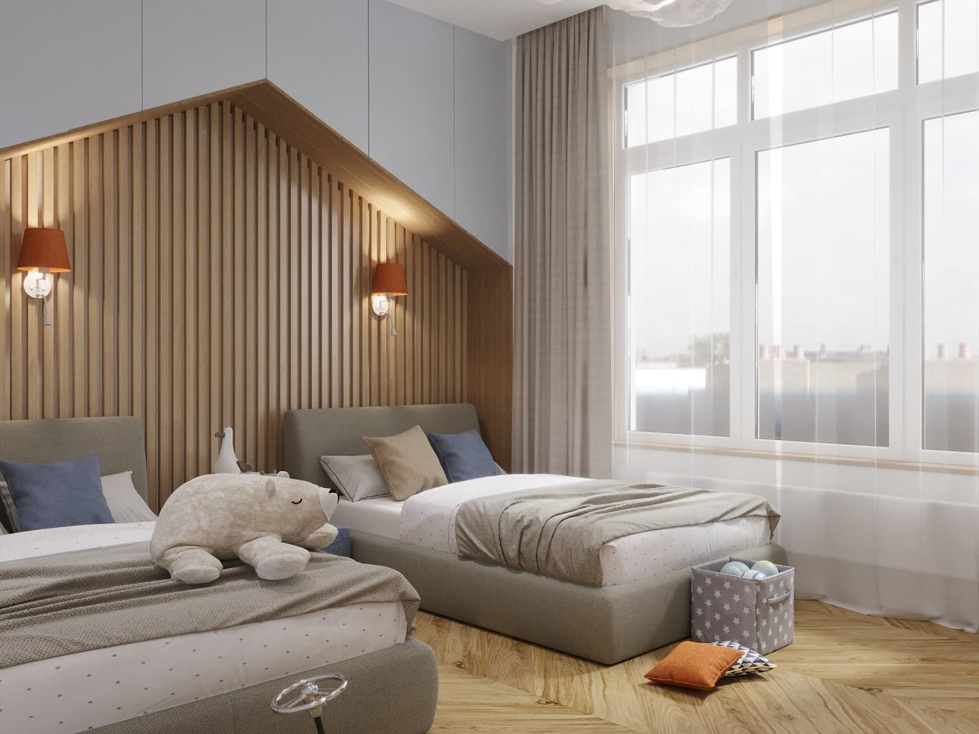 Квартира для молодой семьи с двумя детьми