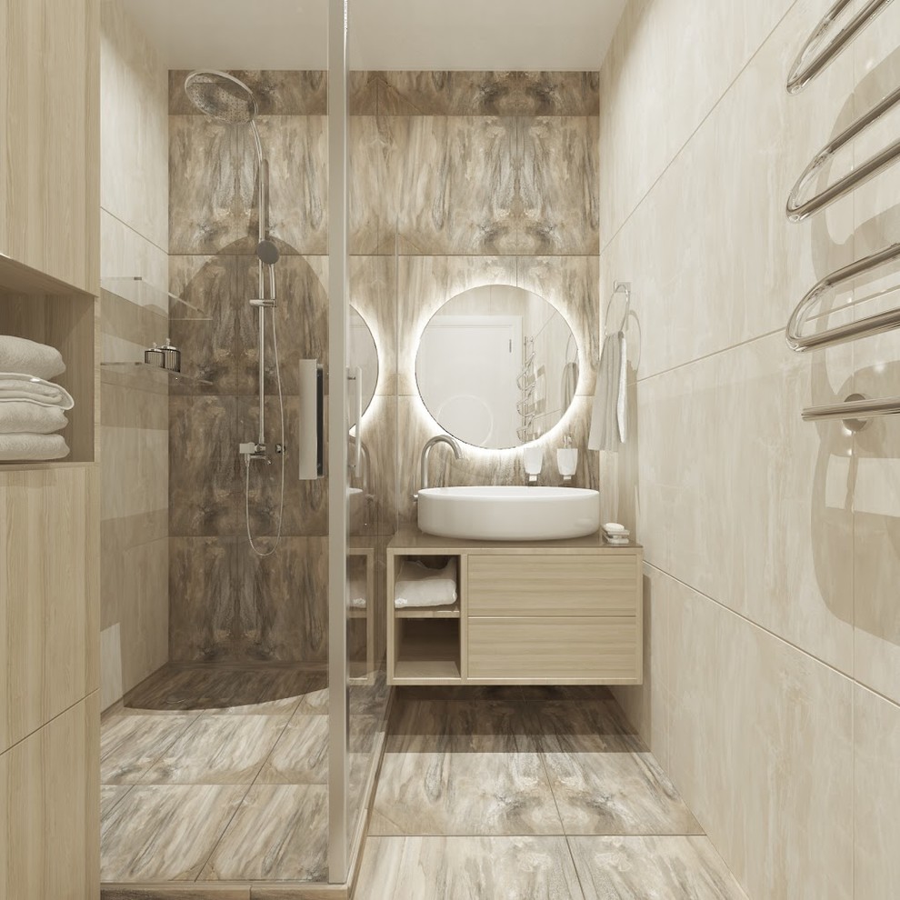 Дизайн-проект ванной комнаты от «Strekoza Design»