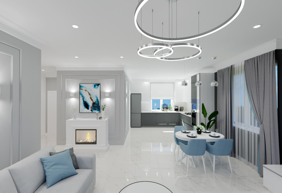 Концепция одноэтажного дома для семейной пары