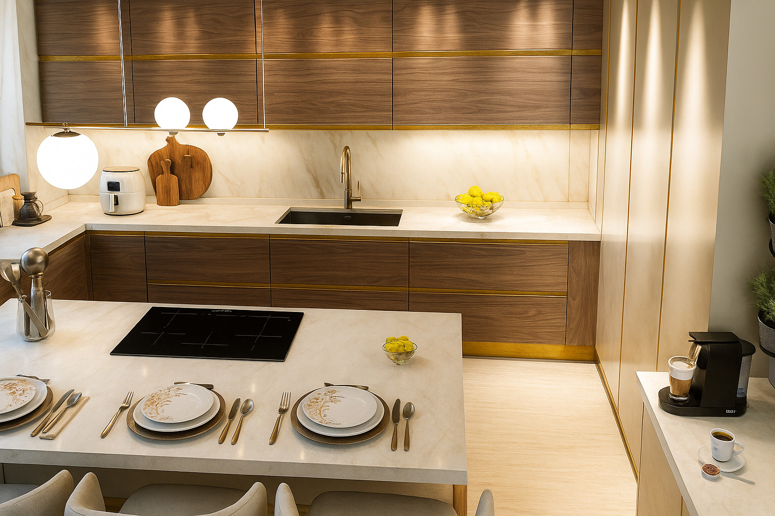 Progettazione d´interni, casa per famiglia giovane // Catania, CT