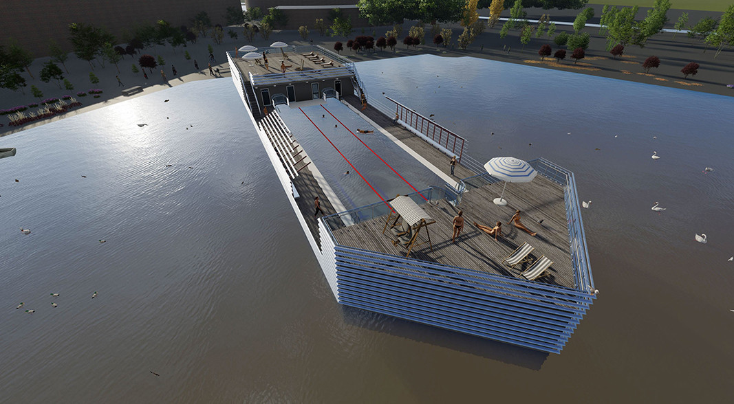 Открытый Бассейн - остров Новая Голландия