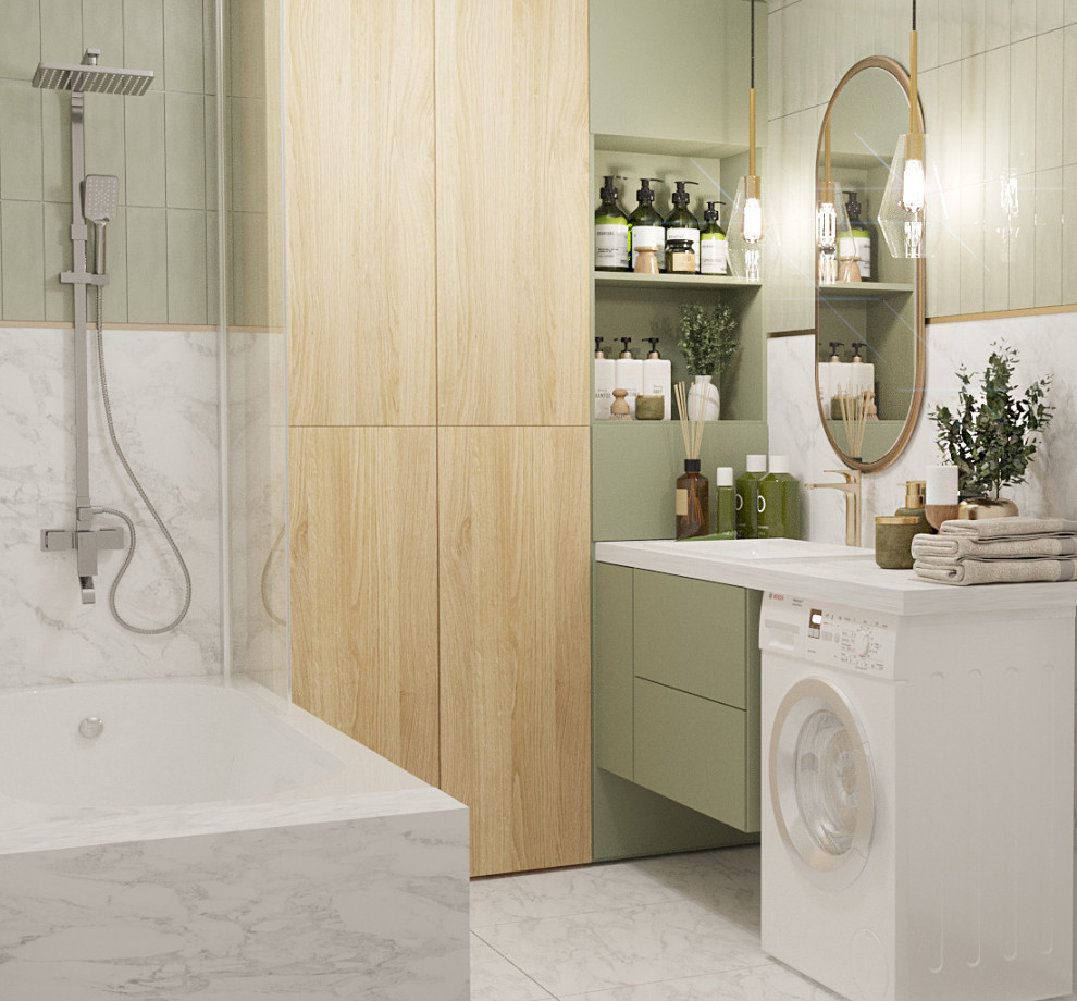 Квартира для семьи из трех человек.