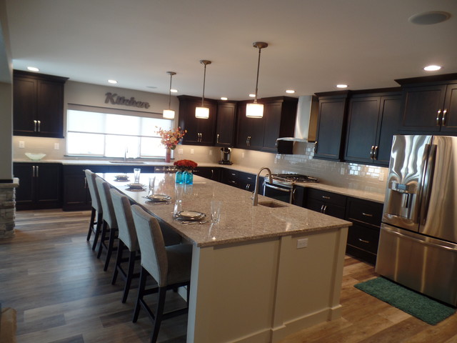 Transitional Midwest Remodel transitional-kitchen