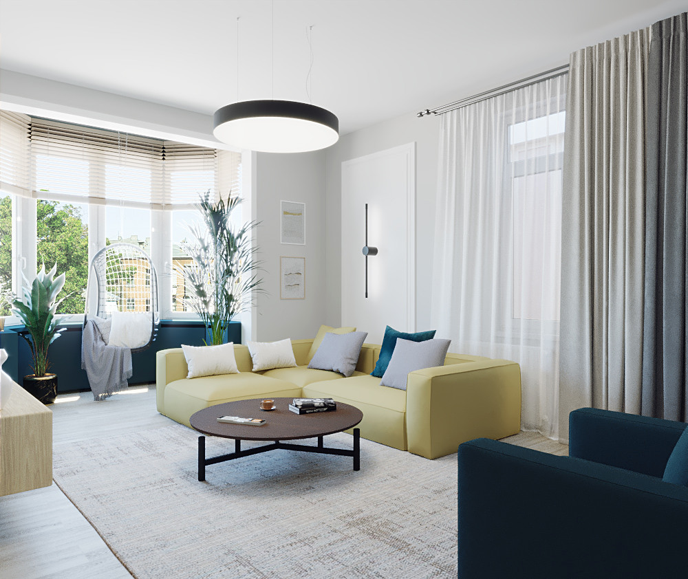 Современная квартира для молодой семьи