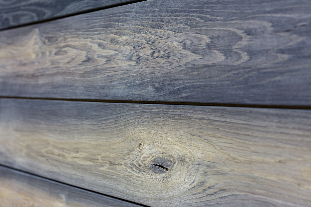 Деревянные панели (разноразмерные планки), массив мореного дуба