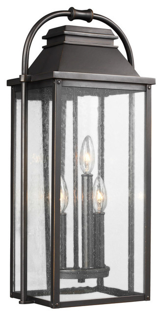 Feiss 3-Light Outdoor Lantern, Bronze