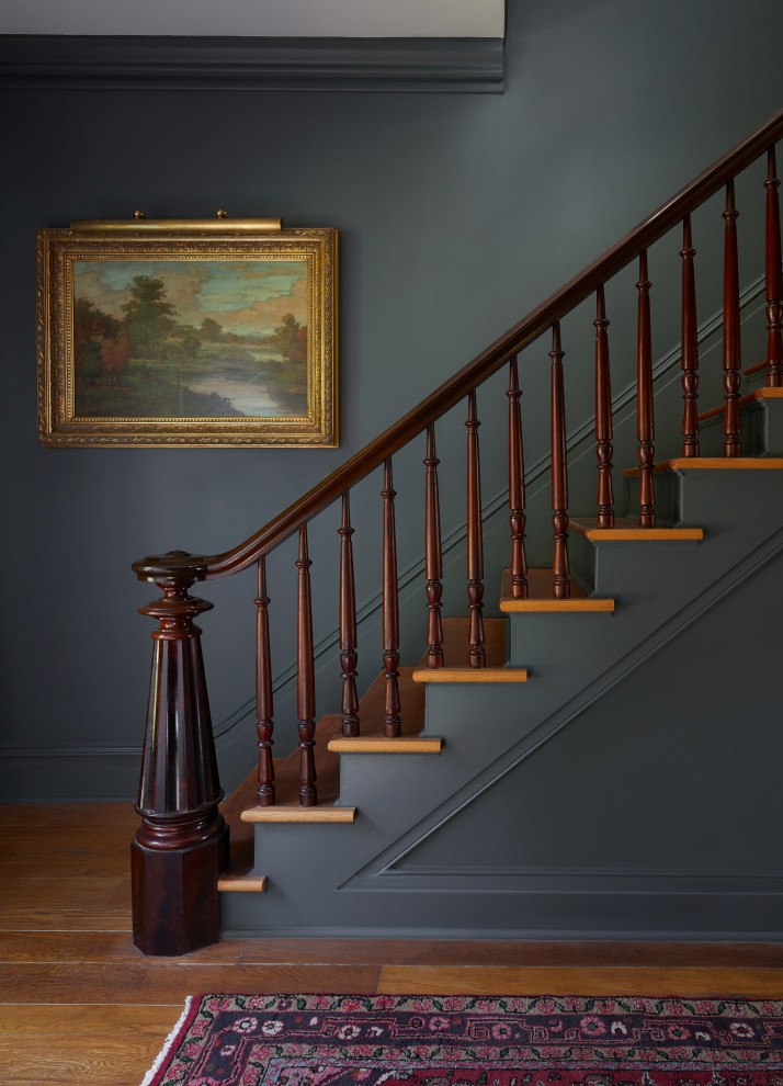Inspiration for a country staircase in New York.