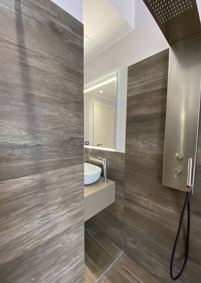 Bagno Ristrutturato - box doccia extra light