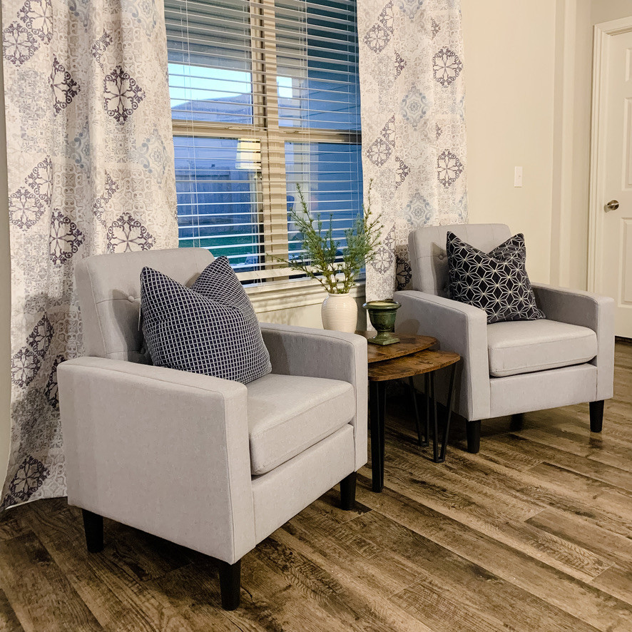 Missouri City Living and Dining Room