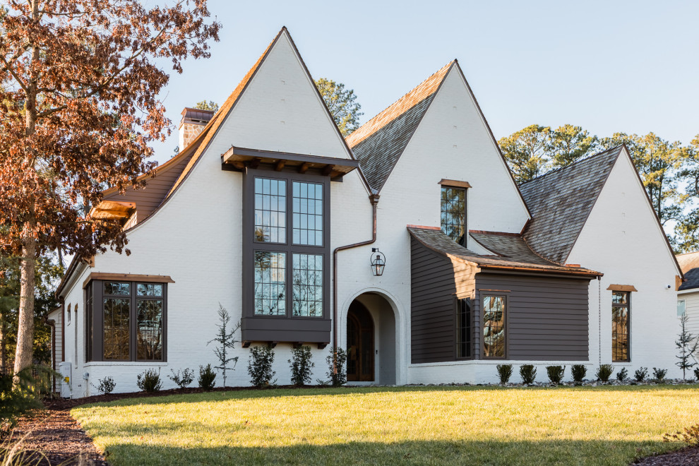 Manchester - Transitional - Exterior - Raleigh - by Frazier Home Design ...