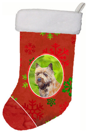 cairn terrier red green snowflakes holiday christmas christmas stocking - Red And Green Christmas Stockings cairn terrier red green snowflakes holiday christmas christmas stocking - Red And Green Christmas Stockings