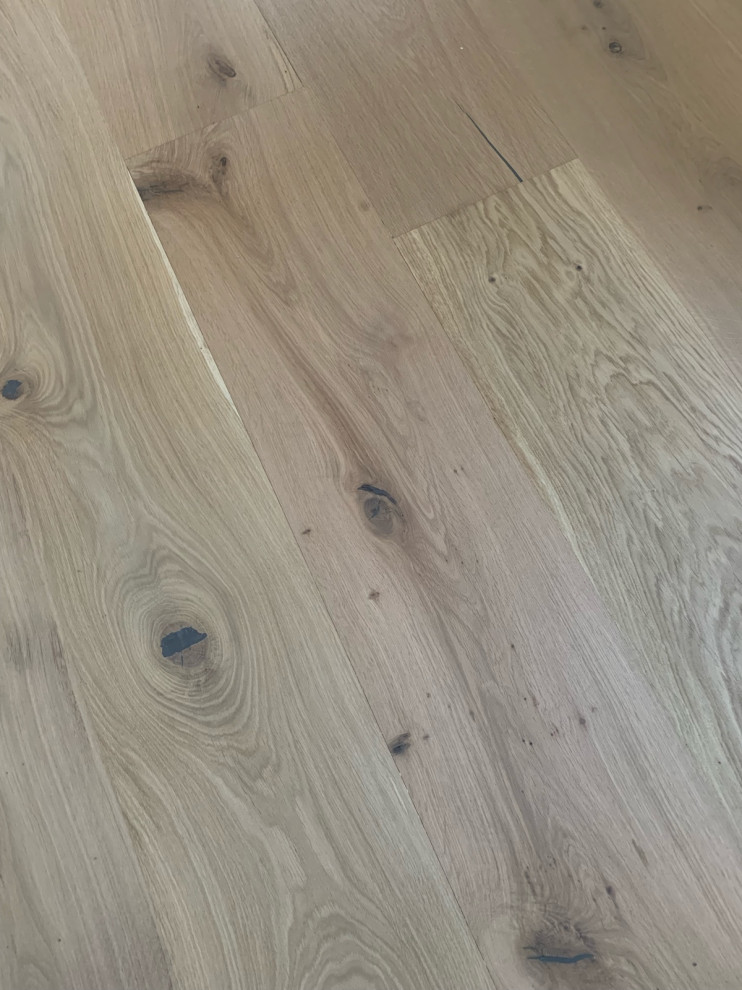 Help! white Oak Floors stained today & look pink on some boards!