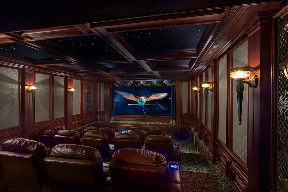 Garage to 3D Home Theater -NAHB, AIBD, QR Design Awards - Traditional
