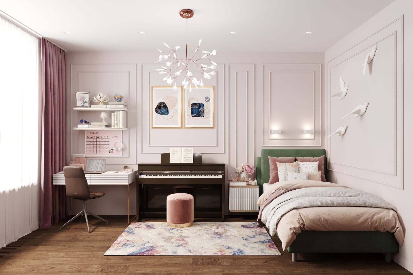 Квартира 102 кв. м. в современном стиле ЖК Life- Ботанический сад.