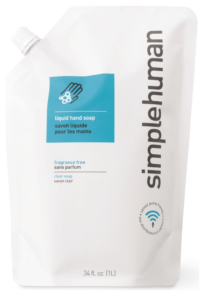 Fragrance-Free Liquid Hand Soap Refill Pouch