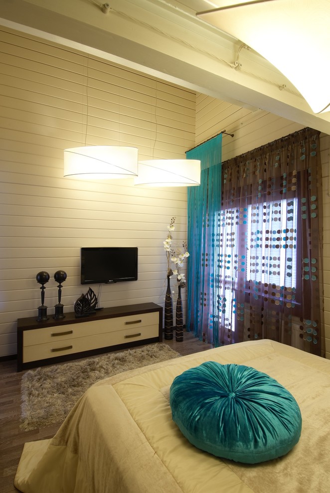 Дом из дерева в современном стиле