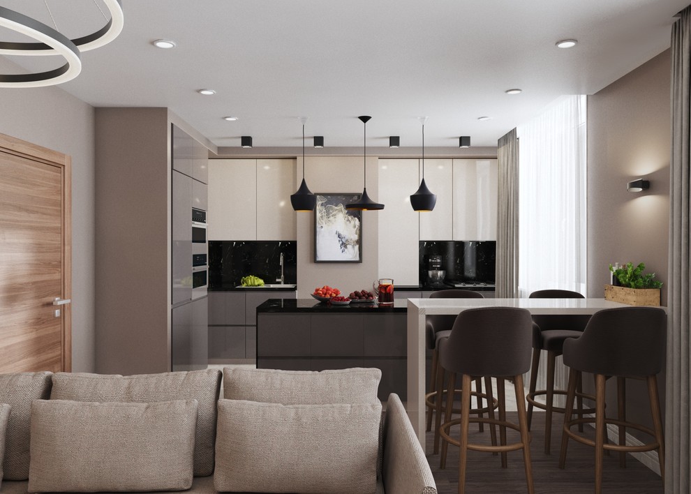 Кухня гостиная