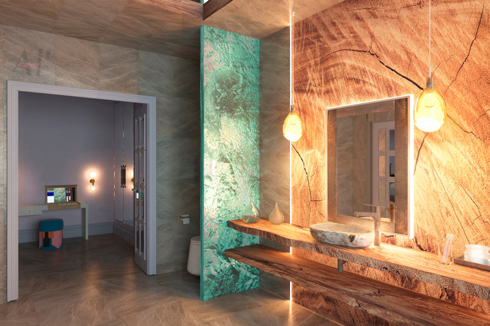 Квартира с панорамой 200 кв.м. (дипломный проект на основе реального объекта)