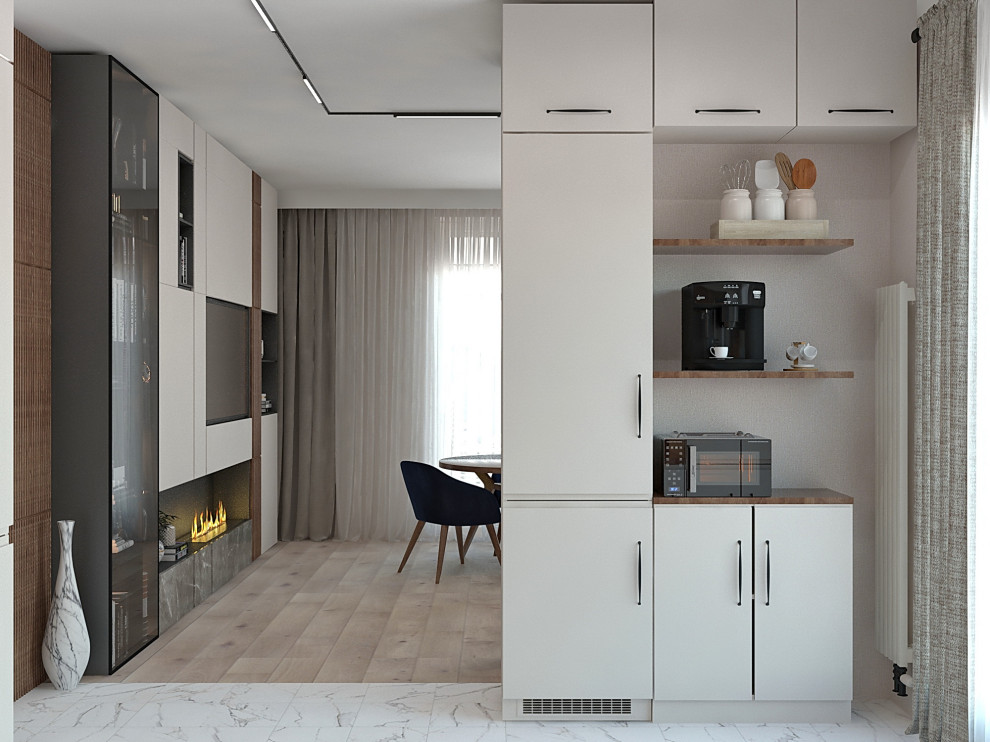 Гостиная. Два варианта цветового решения.