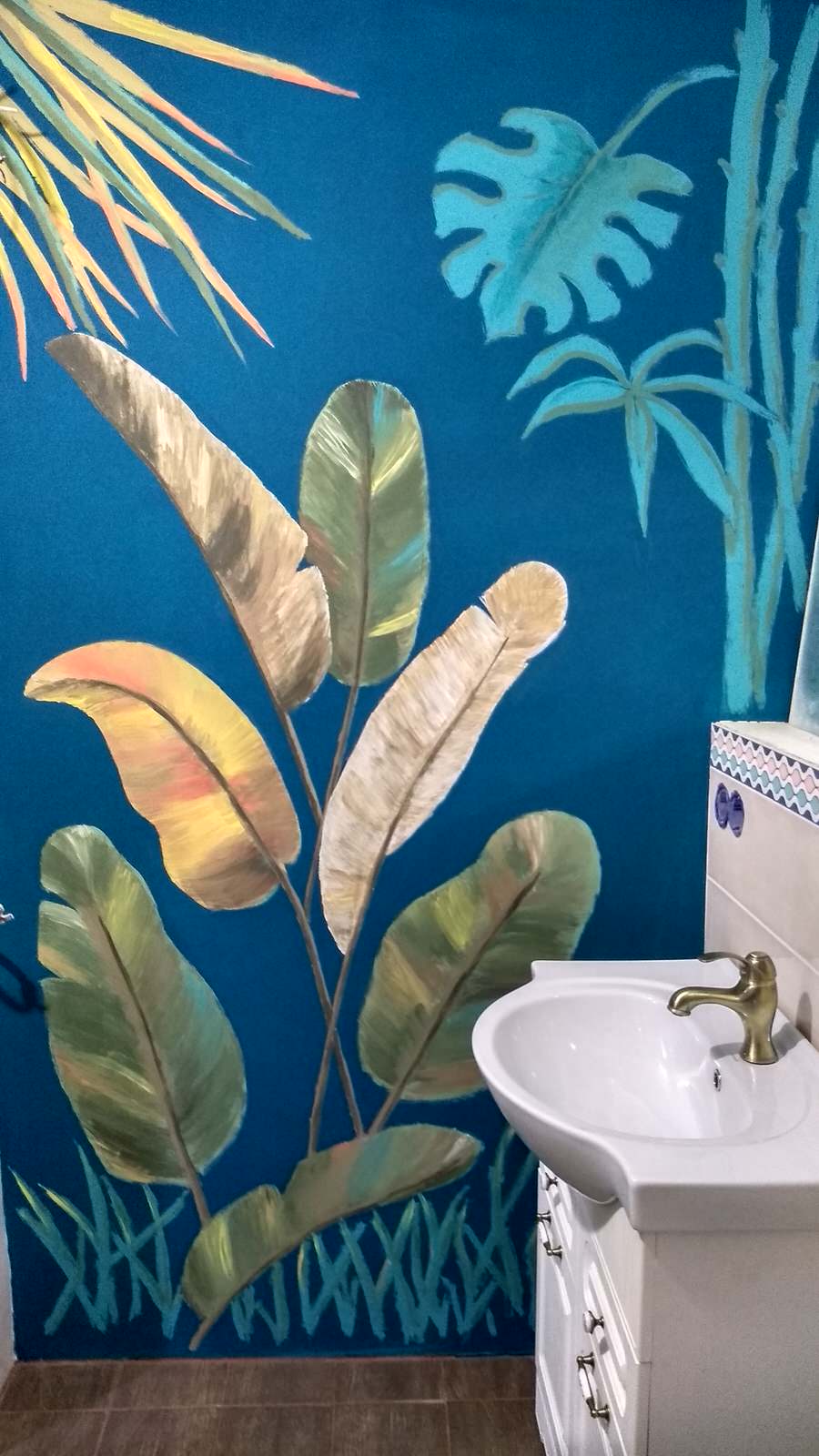 Ванная комната со встроенной душевой