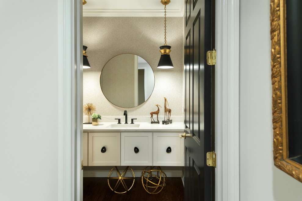 Clarkston Villa - Contemporary - Powder Room - Detroit - by Jane ...