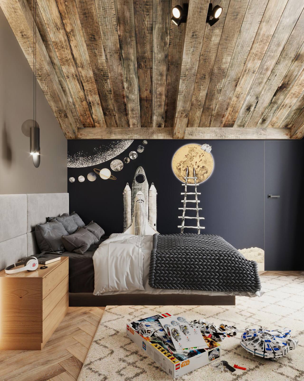 Интерьер дома в КП "Лагри Парк"