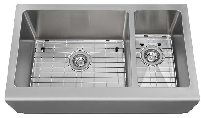 16 Gauge 32 75 Double Bowl Stainless Steel Undermount Kitchen Bowl Stainless Steel Undermount Kitchen