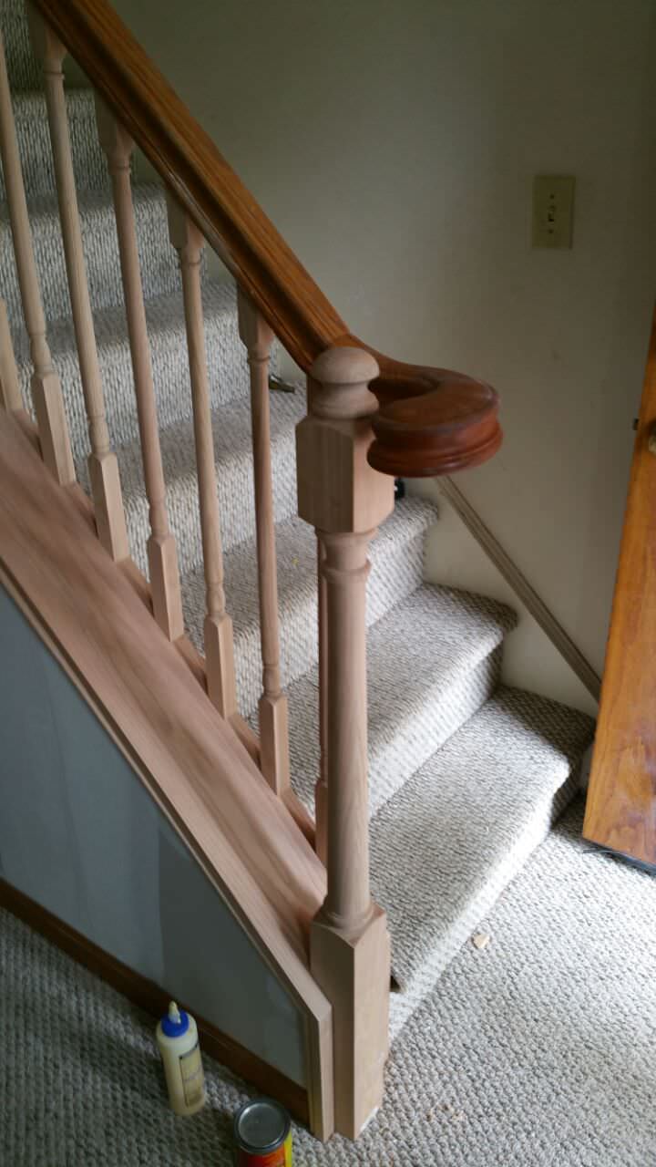 Stair Railing, Wall, and Skylights - West Islip, NY