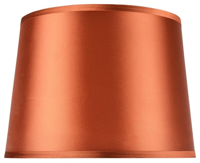Aspen Creative 32307 Hardback Empire Spider Lamp Shade Burnt Orange