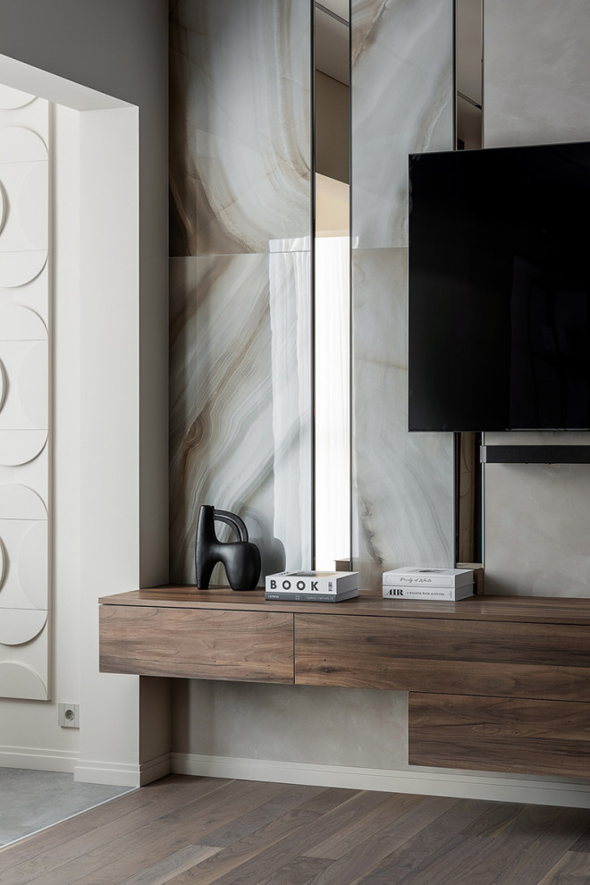 Элегантный ахроматический интерьер